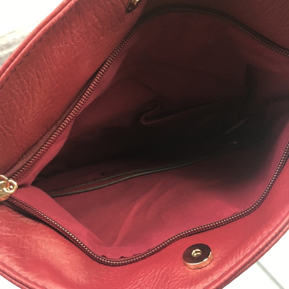 Brand New Purse With Pockets Zip Closures Chain/Strap Crossbody Clutch Shoulder - Picture 7 of 10